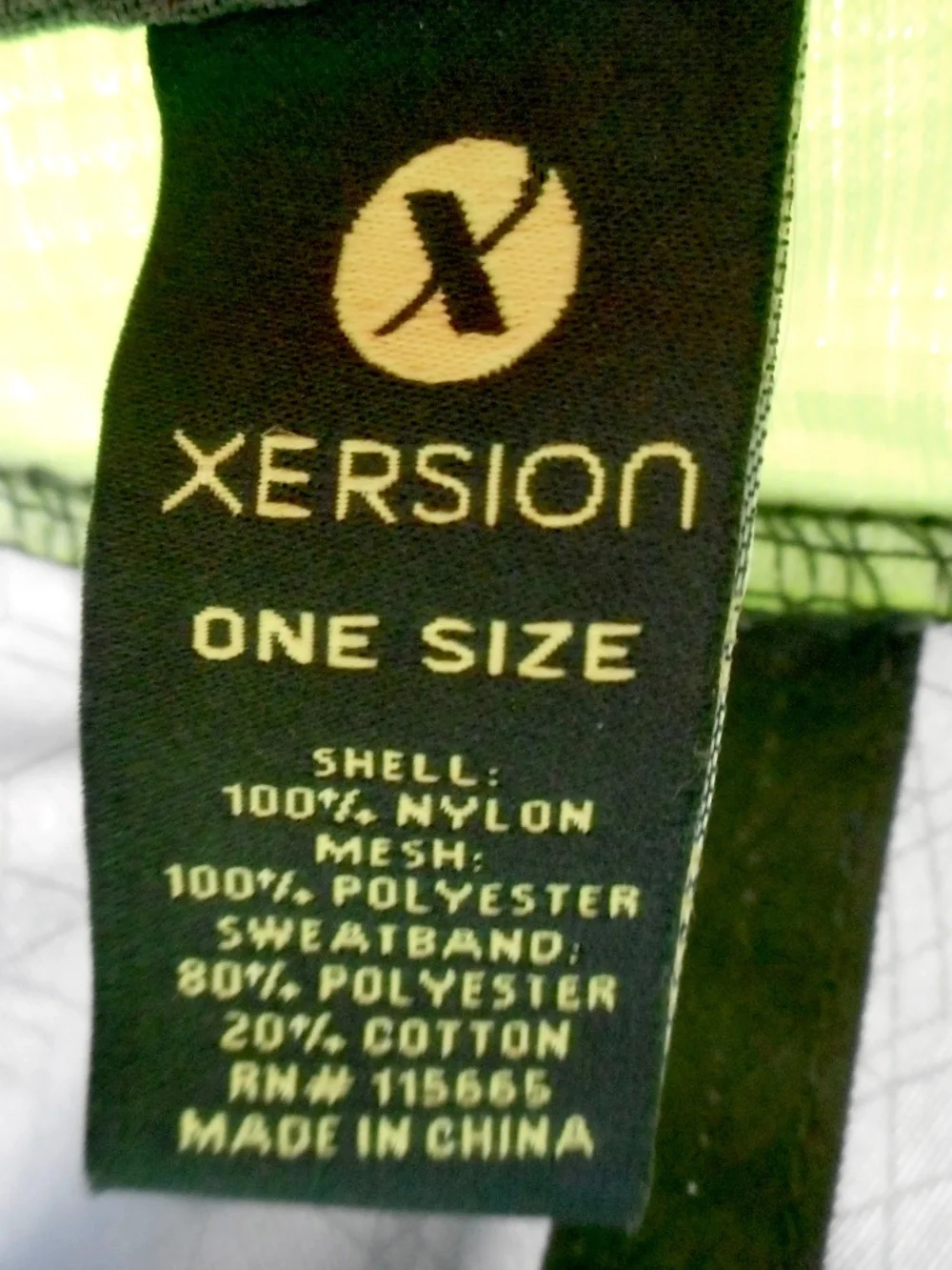 NWT Xersion Grey Neon Lime Running Cap Hat Wicking UV Protection Lightweight